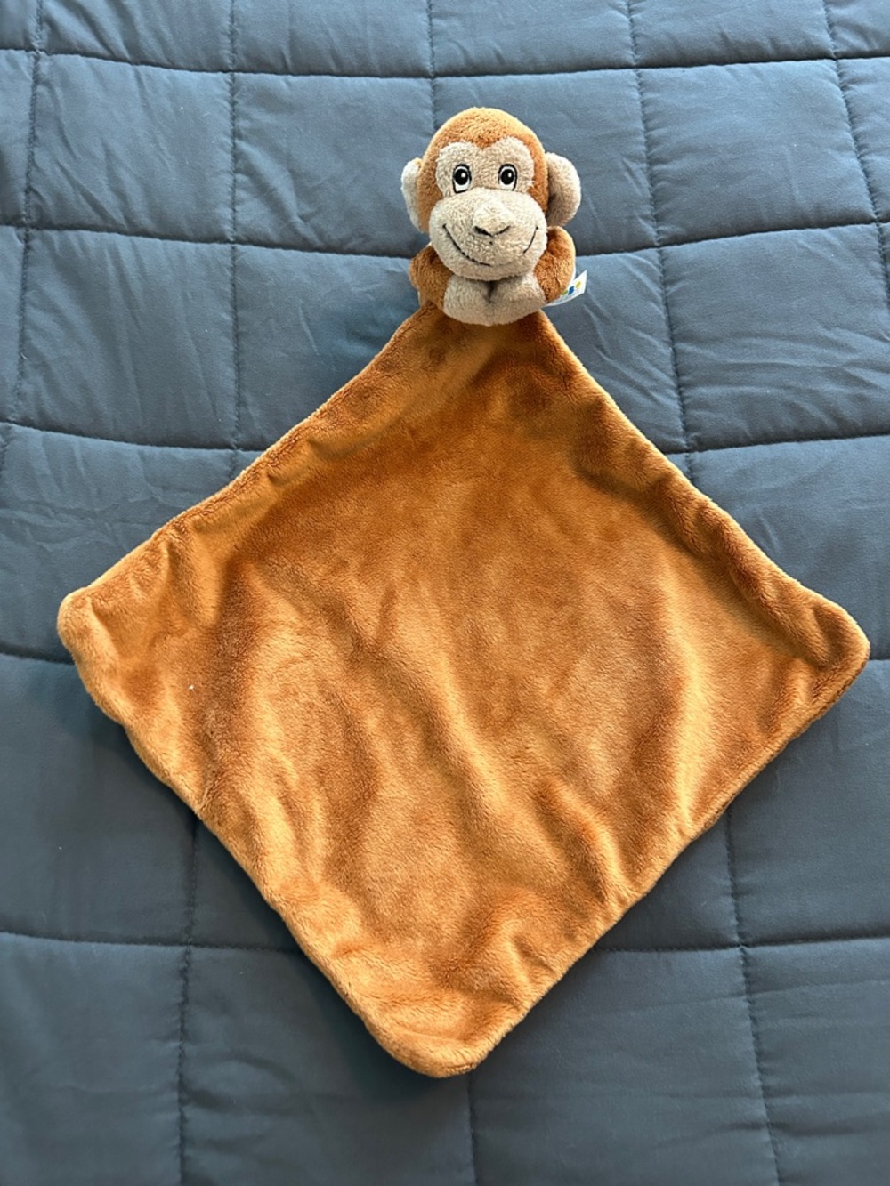 Bobo Buddies Brown Monkey Lovey Security Blanket Starjump Designs